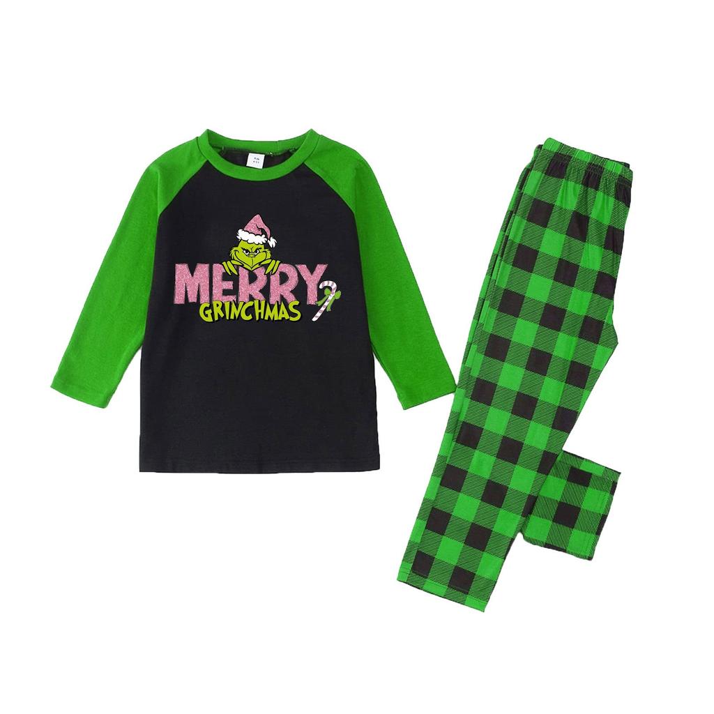 Комплект из топа и брюк с рождественскими принтами для всей семьи Одинаковые комплекты для всей семьи