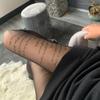 Женские чулки с принтом, вечерние готические колготки с надписями, нейлоновые тонкие колготки с татуировкой, офисное сексуальное женское белье в стиле Лолиты