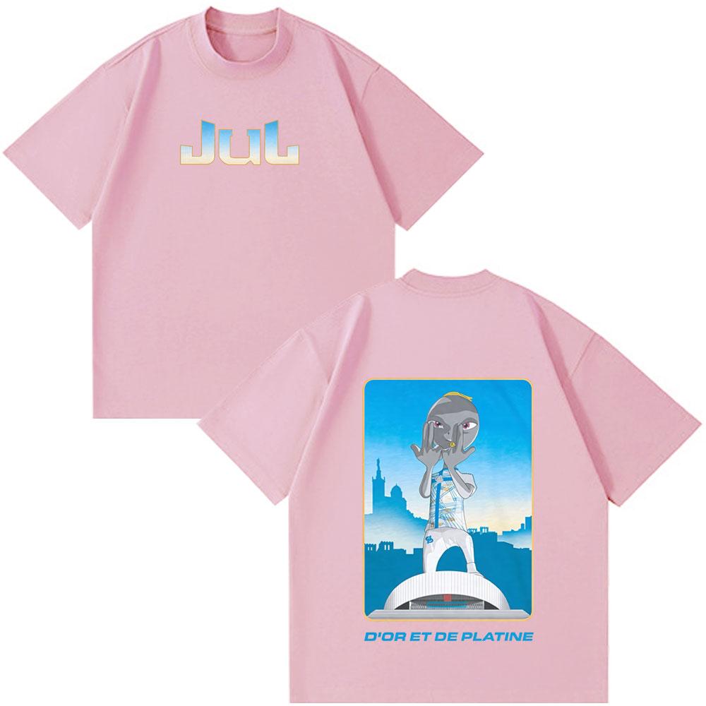 Rapper Jul Fashion Print T Shirt Unisex Unisex Harajuku Oversized Tshirt Summer Cotton Short Sleeve Loose Casual Hiphop Tshirts