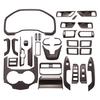 For 2021-2025 Toyota Land Cruiser 300  High Configuration Peach Wood Texture Interior Accessories LC300 Upgraded Modification