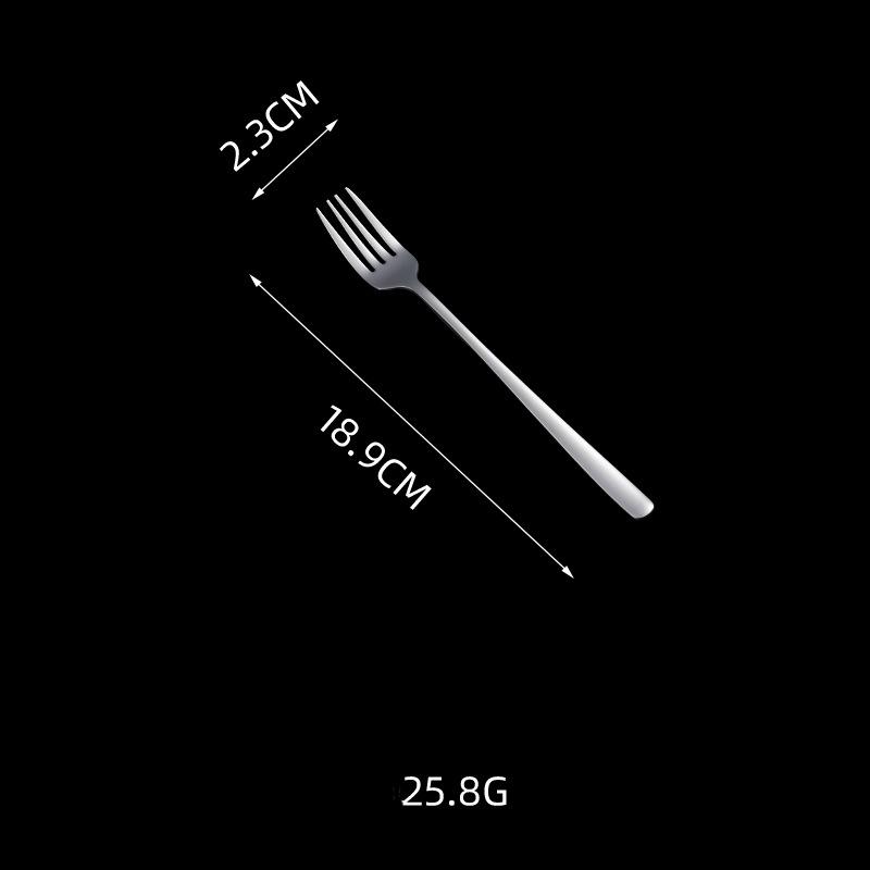 HANYANG 316 Ложка и вилка из нержавеющей стали Товары для дома Удлиненная ручка Маленькая ложка для супа Перемешивание Десертная вилка Ужин Суповая ложка