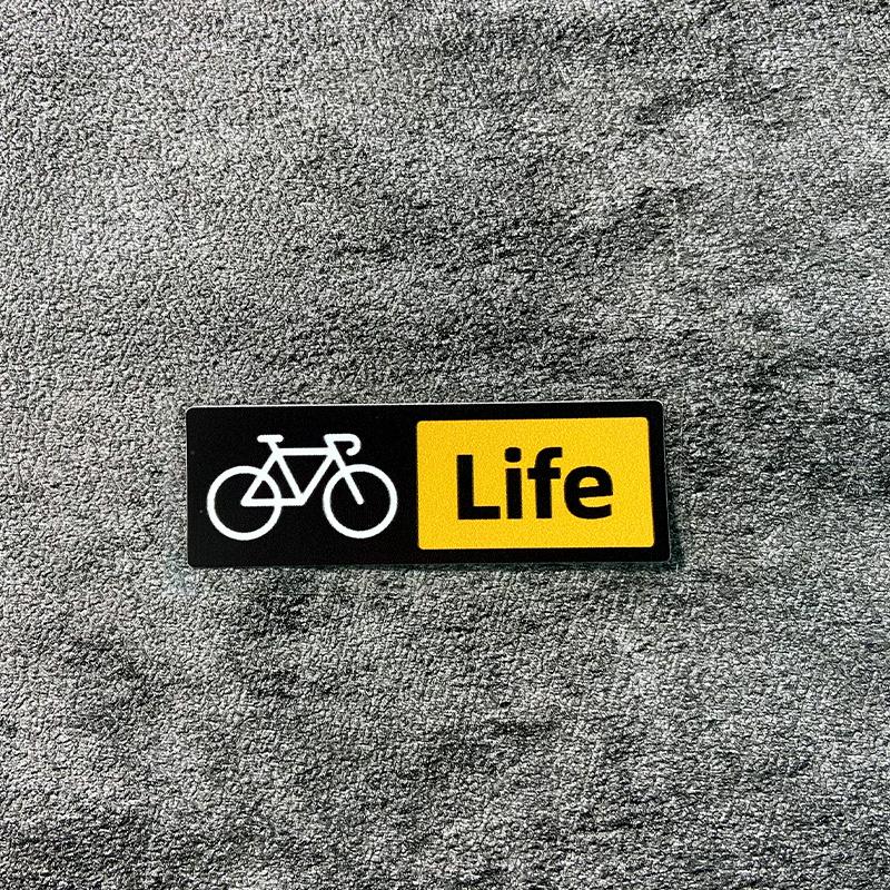 2 шт. Водонепроницаемая виниловая наклейка Bike Life, модная декаль для автомобиля, мотоцикла, велосипедного шлема, аксессуары для декора экстерьера
