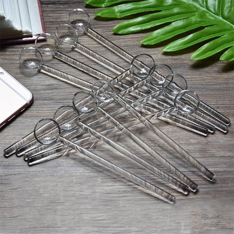 Стеклянная чайная ложка с длинной ручкой, посуда, прозрачная ложка для перемешивания кофе
