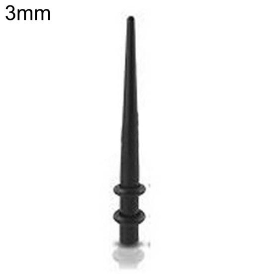 Черный прямой акриловый конусообразный расширитель для ушей, носилки, коническая вилка, устройство