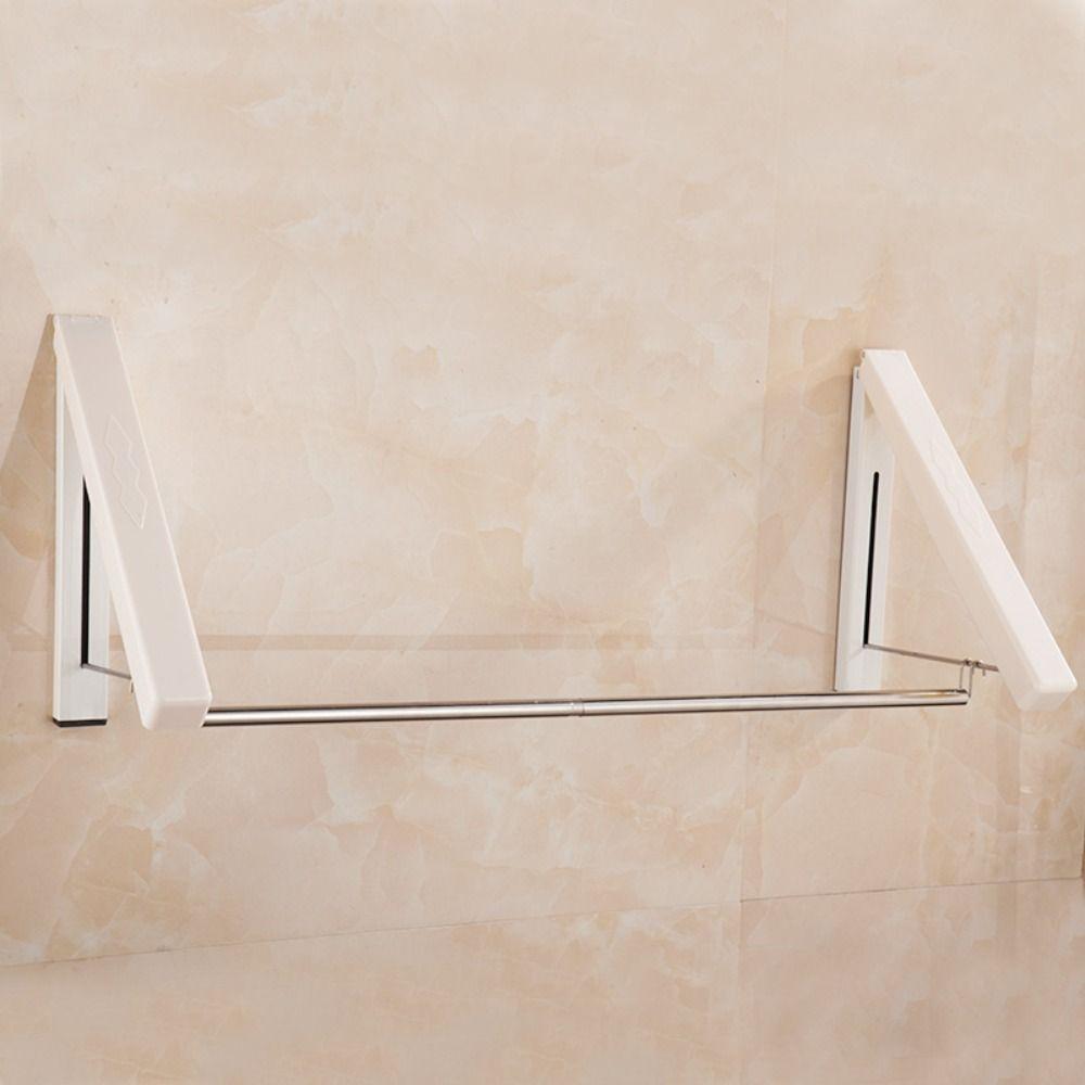 Домашняя выдвижная настенная складная вешалка для полотенец Вешалка для одежды Стеллаж для хранения Организация одежды