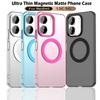 Magsafe Matte Phone Case For Xiaomi Redmi 13C 5G 13C 4G Magnetic Wireless Charging For Xiaomi Redmi 13R 5G Shockproof Back Cover