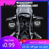 For Jeep Jeep Car Door Wireless Welcome Light LED HD Projector Lamp  Decoration For Jeep Renegade Compass Grand Cherokee Wran