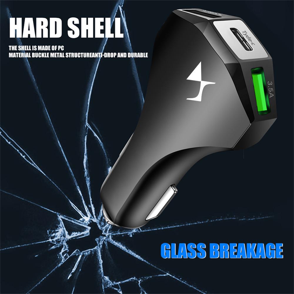35W Car 3USB Pd Fast Charging Cigarette Lighter Type-C For Citroen Celysee C6 C3 C5 C1 C2 C4 Aircross Picasso Cactus Saxo Grand