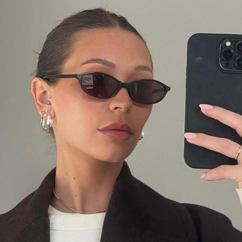 Fashion Stylish Sunglasses Women Oval Shape Anti-glare Sun Glasses Men Holiday Travelling Female Sun Glass