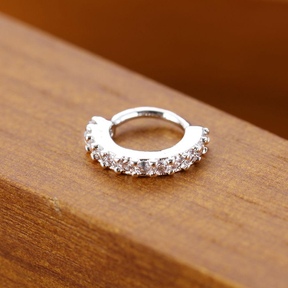 Small Body Piercing Jewelry Labrets Lip Ear Studs Rhinestone Cartilage Helix Tragus Earrings