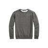 Polo FW22 Solid Color Logo Embroidered Casual Crewneck Sweatshirt Men Sweatshirt Gray MNPOKNI16822257-020