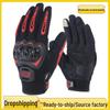 Touchscreen Full-Finger Motorcycle & Off-Road Racing Gloves for Summer