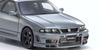Kyosho Original Nissan Skyline R33 Nismo Grand Touring Car Gray Finished Product KSR43109GR 1/43 GT-R