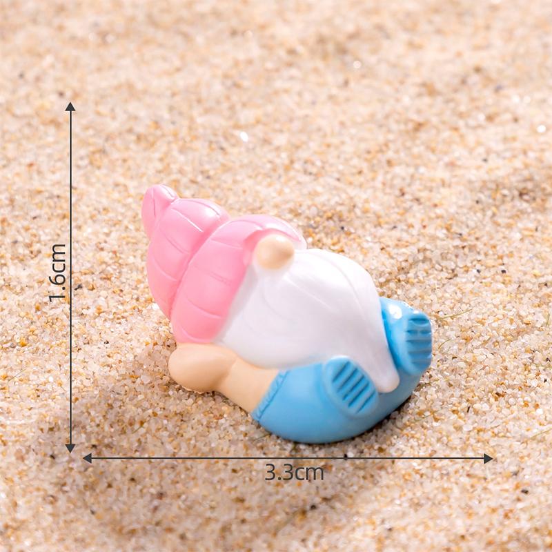 Мини летние пасхальные гномы фигурка кукла гном микропейзаж кукольный домик модель автомобиля украшение для интерьера украшение для домашнего рабочего стола