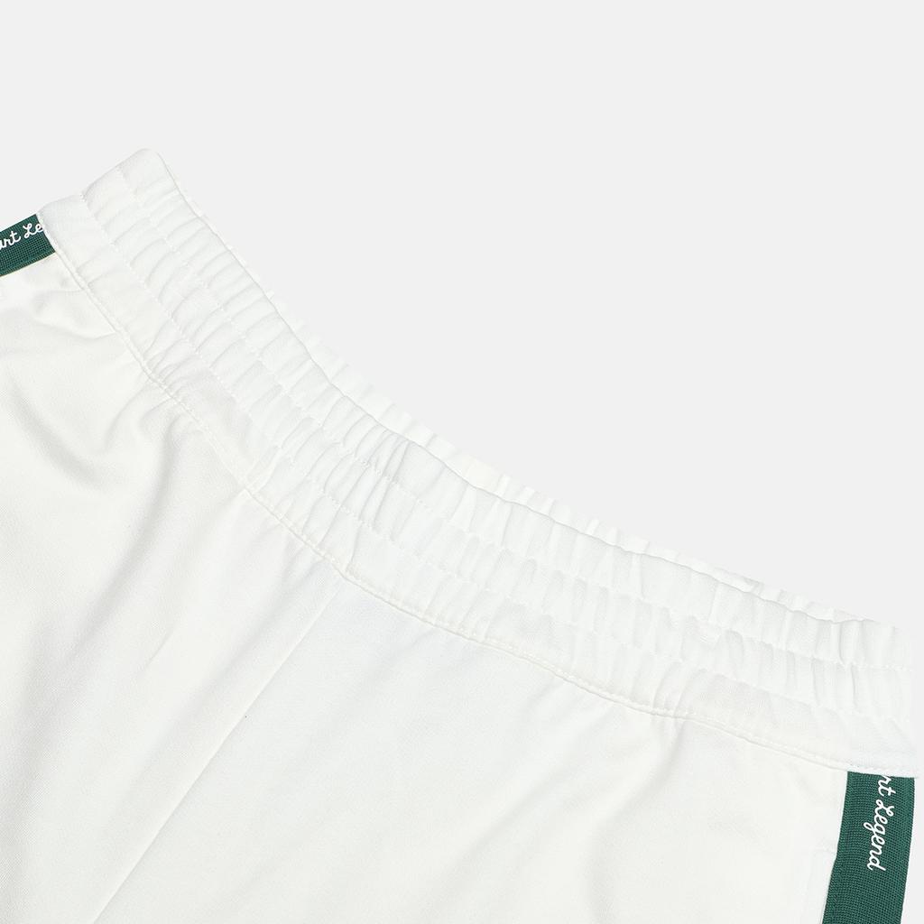 Fila Вязаные теннисные брюки с логотипом в стиле ретро, с цветными блоками, женские брюки, облачно-грибной-белый F11W339605FWT