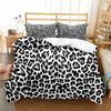 Leopard Print Duvet Cover Set King Queen Full Size Polyester Bedding Set African Animal Cheetah Print Perfect For Man And Woman