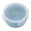 Mini Size Home Round Plastic Refrigerator Crisper Kitchen Food Storage Sealed Box Lunch Grains Tank Sorting Container