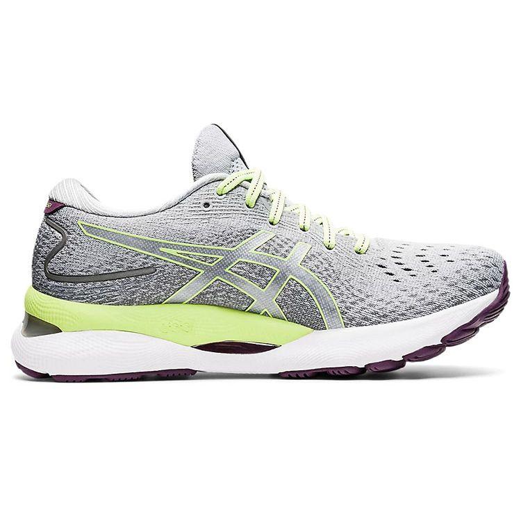 Asics Женские кроссовки Gel Nimbus 24 Piedmont Grey Lime Green 1012B201-020