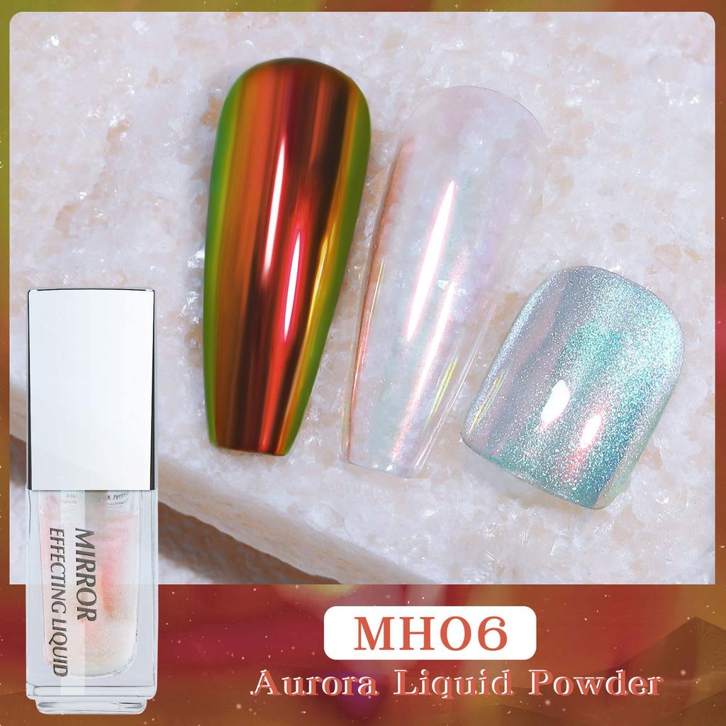 Жидкость для нейл-арта Magic Mirror Powder Moonlight Powder Non-Flying Powder Liquid Mirror Flour Fairy Powder Жидкость для нейл-арта Magic