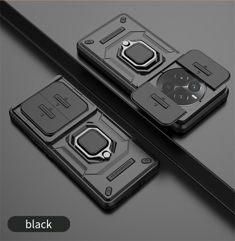 Armor Shockproof Case For Realme 13 12 Pro Plus 12 Pro+ Protective Cover Ring Magnetic Holder Coque Fundas Capa