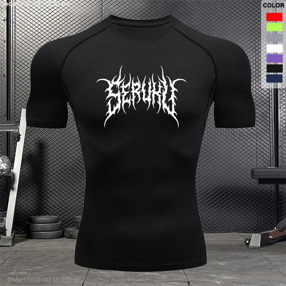 Мужская дышащая рубашка для фитнеса, летняя спортивная модная футболка с круглым вырезом и короткими рукавами, тренировочная футболка для бодибилдинга, S-3XL