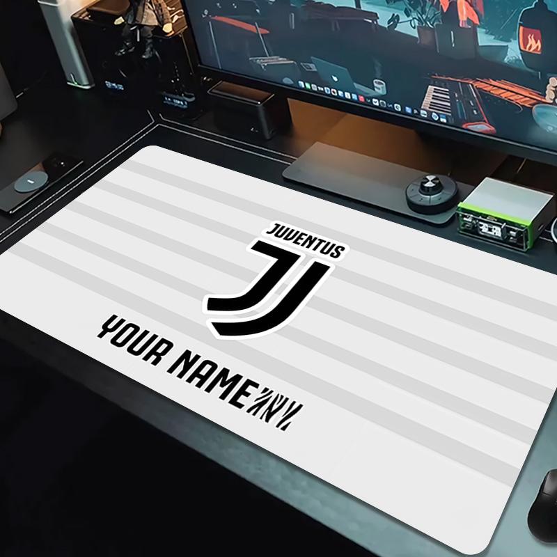 Juventus F.C Print Cushion Non-slip Laptop Tablet Big Mousepad XXL Mat Mini PC Playmat With Lock edge