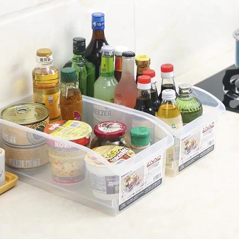 Clear Plastic Refrigerator Food Storage Box Container Fridge Drawer Shelf Household Kitchen Pantry Organizer Box