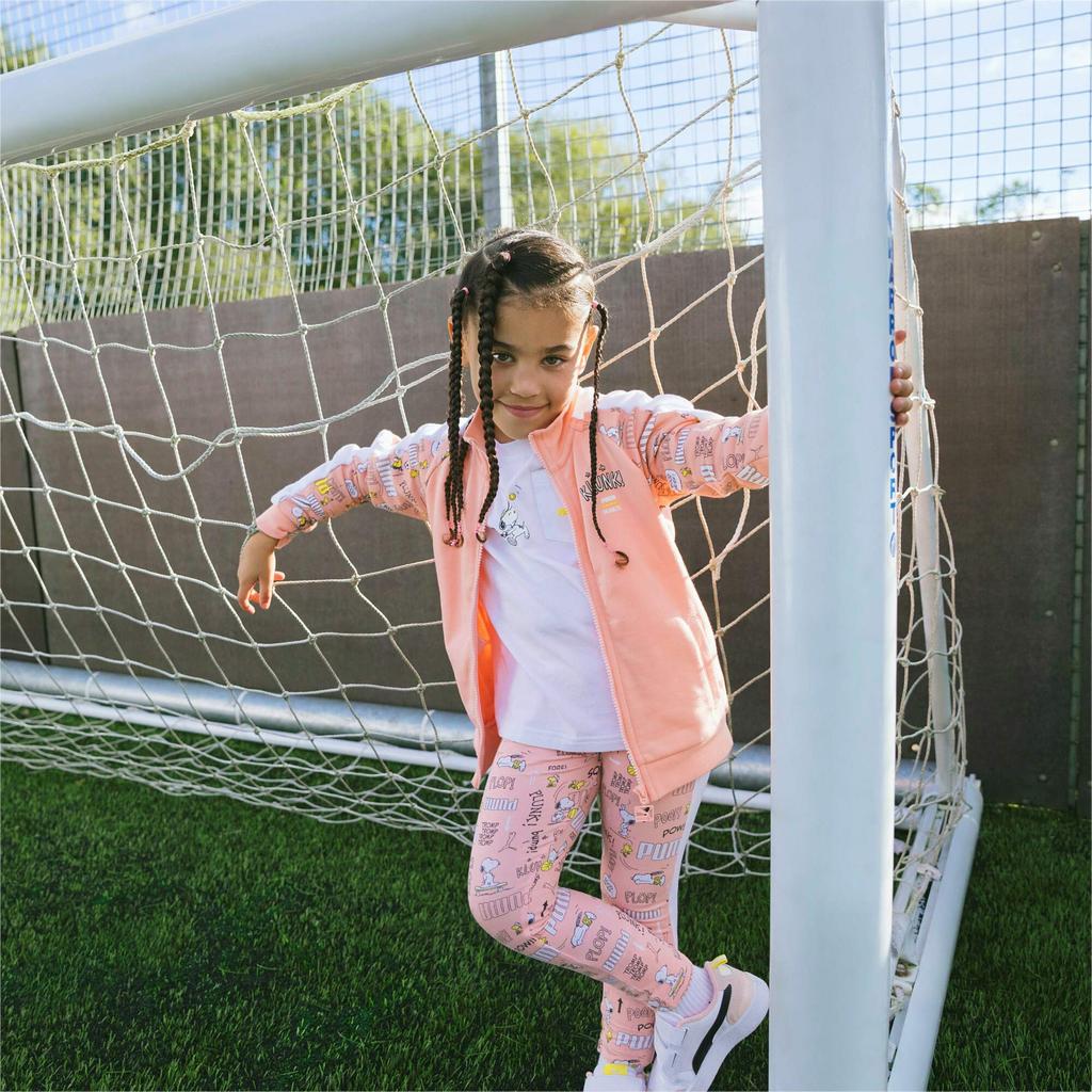 Puma Snoopy X T7 Track 2021 Абрикосовый румянец Япония 116 Куртка, Девочки Весна/Лето Цвет (Размер 26), (-)