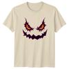 Spooky Mask T-Shirt Creepy Eyes Graphic Funny Festive Halloween Gift