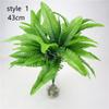 Outdoor Cloth Office Home Artificial Plant Foliage Bush Fake Leaf Green Grass