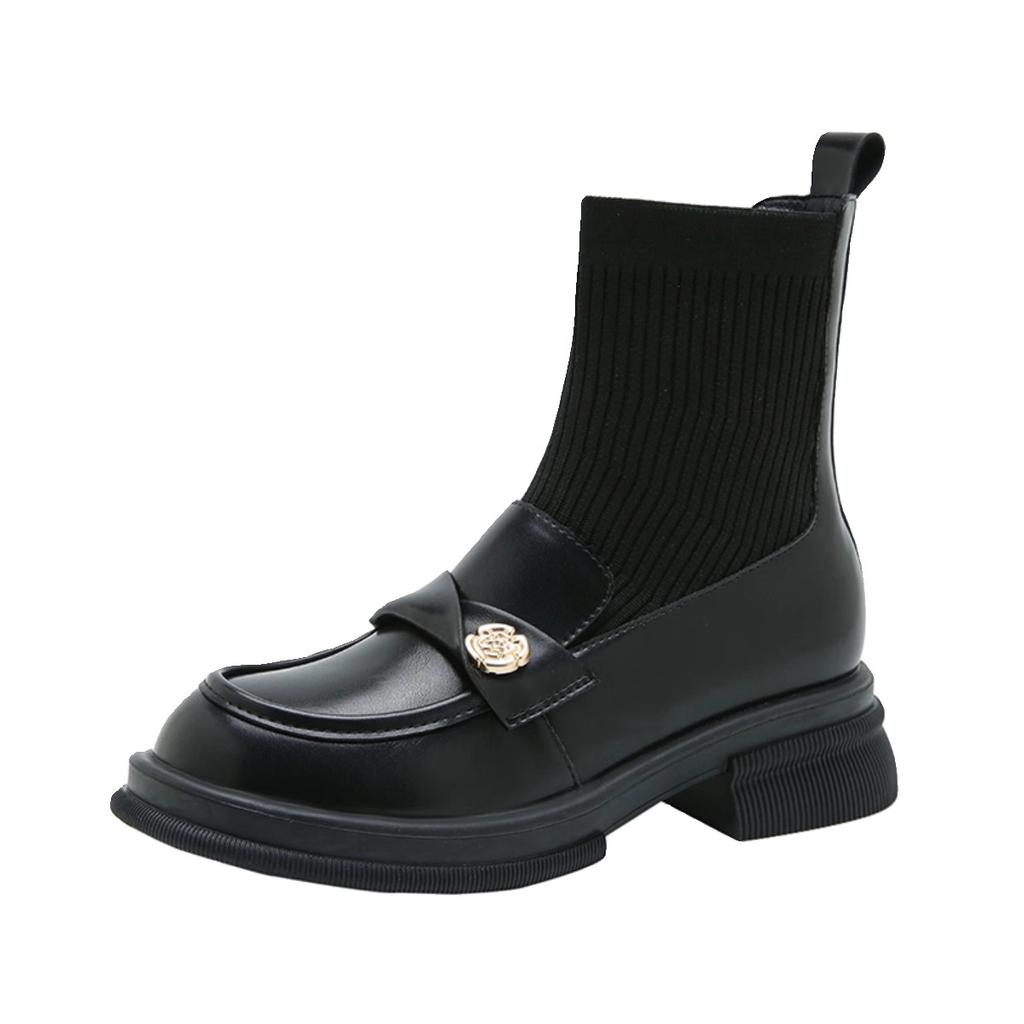 Ботинки Мартина детские 2024 популярный зарубежный стиль маленькие короткие ботинки популярные ботинки-носки тонкие ботильоны весна и осень