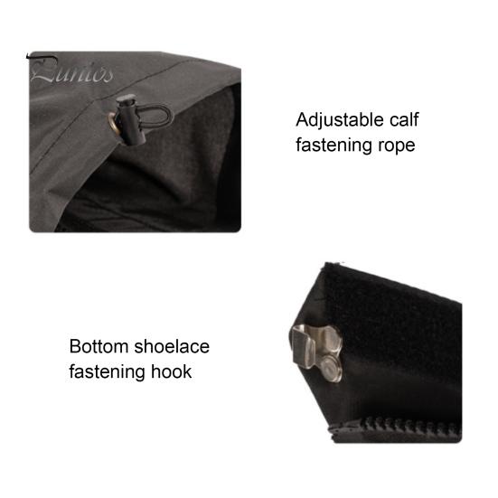 1 Pair Outdoor Leg Gaiter Adjustable Waterproof Men Women Hiking Climbing Snow Skiing Hunting Snake Guard Snow Boot Shoe Gaiter Leg Protector Cover