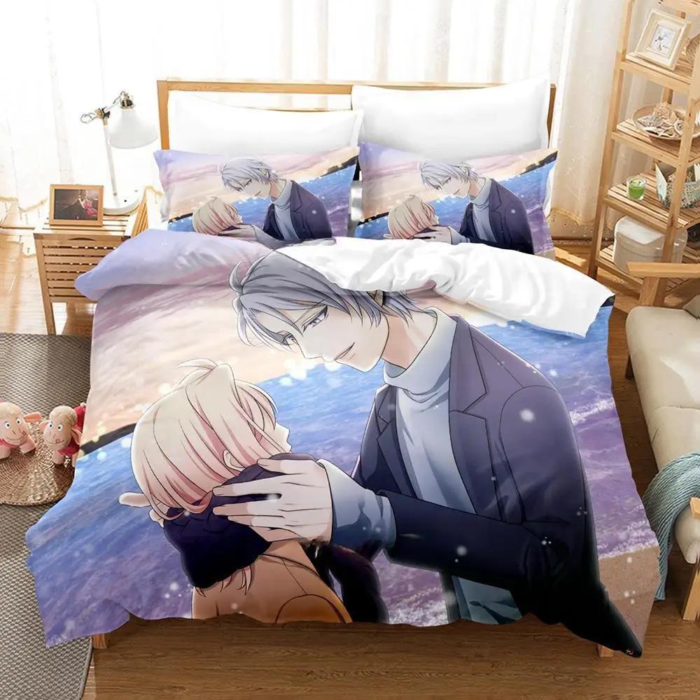 3D Печать Аниме IDOLiSH7 Комплект Постельного Белья Односпальный Полуторный Двуспальный Queen King Размер Пододеяльники для Детей Взрослых