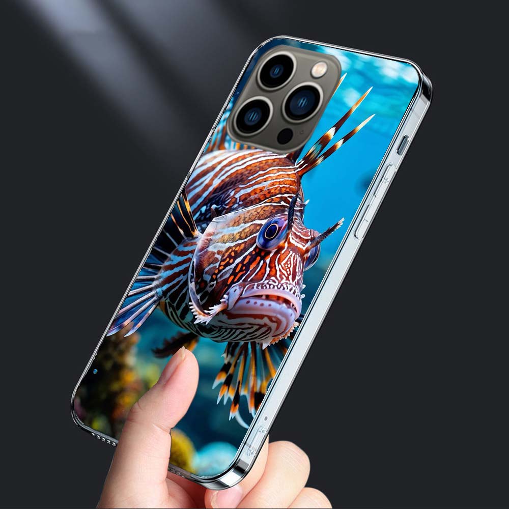 Clown Fish in the Sea or Ocean Phone Case For Iphone 16E 15 Pro 14 Plus 17E 16 17 Pro Max Air 11 12 13 Mini Shockproof Capa C
