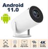 HY300 HD 4K Projector Android 11 Bluetooth 5.0 Remote Control 5G Wifi 1280*720P 180° Home Theater Portable Outdoor
