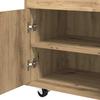 Bar Cart Artisan Oak 60 x 39.5 x 89 cm Engineered Wood