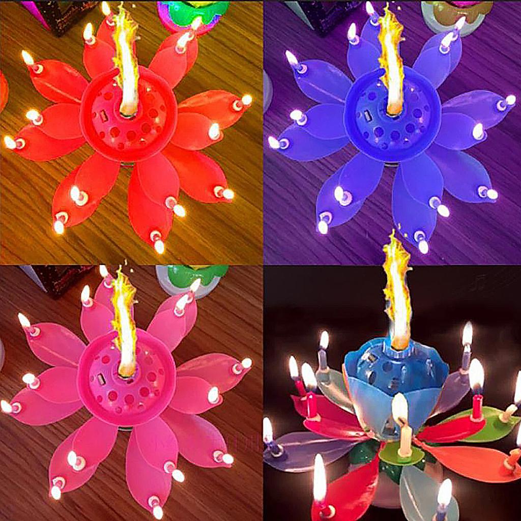 Цветочная свеча Светодиодные праздничные электрические цветочные свечи Визуальный эффект Твердый парафин Уникальный креатив