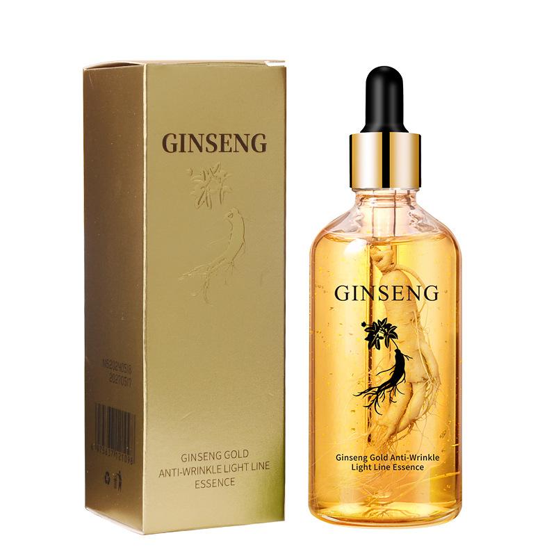 Сыворотка для лица Gold Ginseng 100 мл, гиалуроновая кислота увлажняющая укрепляющая эссенция против морщин
