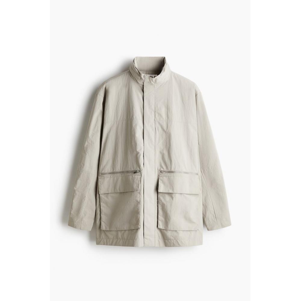 Куртка HM Water Repellent Coating Utility Regular Fit Light Beige