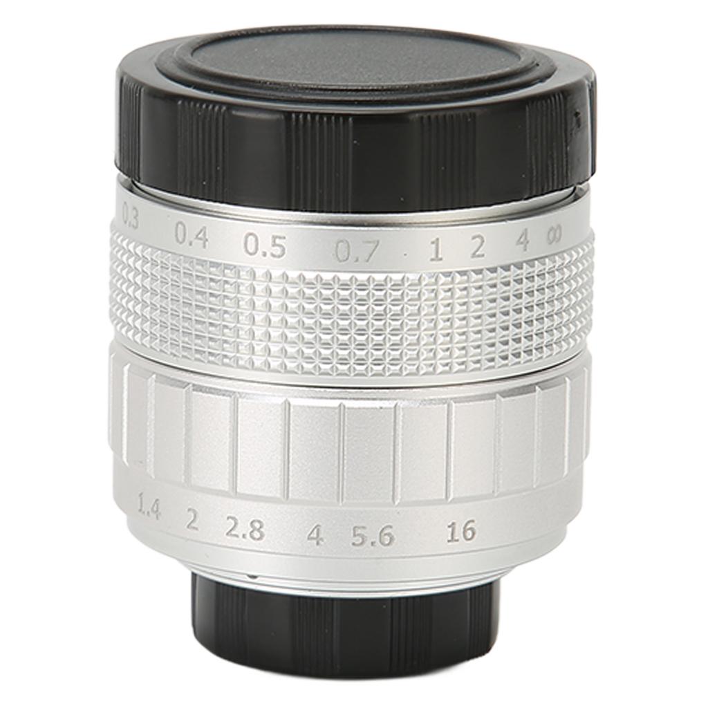 50mm F1.4 Manual Focus Prime Lens HD 2 3 Inch FA Lens Manual Focus Camera Lens for Industrial Video Microscope Camera