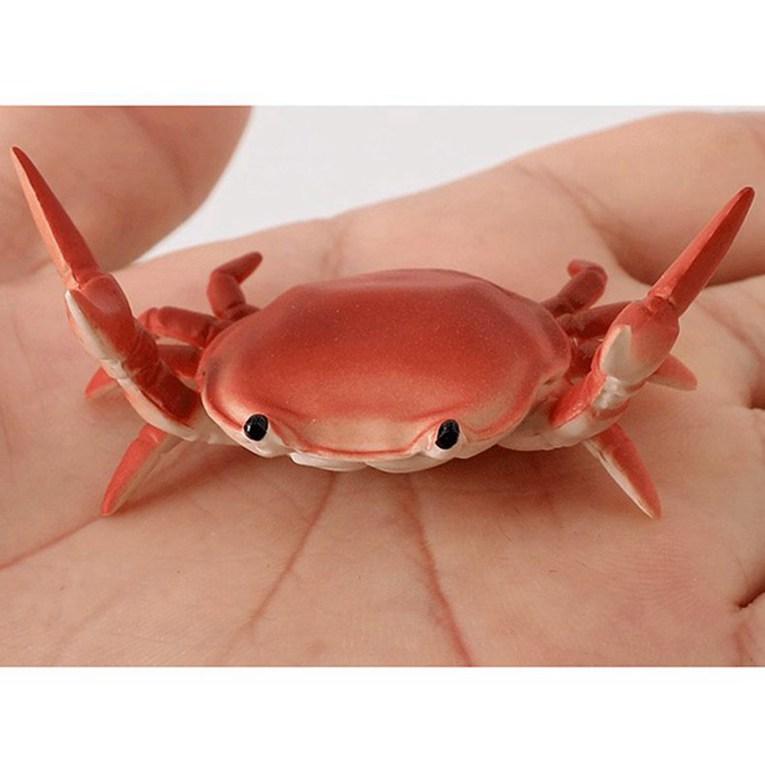 Creative Cute Storage Rack Stationery Gift Crab Pen Holder Weightlifting Crab Stand Ornament Toy