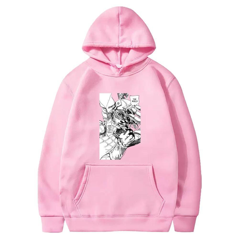 Толстовка с принтом Брандо Диего из манги JoJo's Bizarre Adventure Мужская Женская Одежда С Длинным Рукавом Повседневная С Капюшоном Мужская Уличная Одежда
