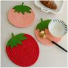 1 шт. подставка под стол в форме клубники, подставка под чай, чашка, подставка под тарелку, хлопковый держатель для горшка, украшение для свадебной вечеринки