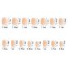 150 Pieces Diy Non-Marking Matte Nail Art Wearing Non-Marking White Classic Work In Progress French Fake Nail Nail Piece