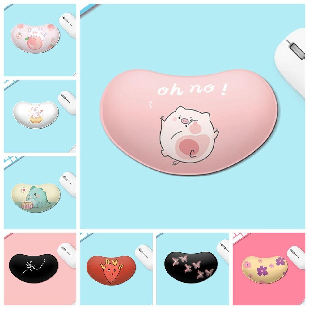 Удобная милая подставка под запястье, противоскользящая, подставка под запястье для мыши, офисные принадлежности