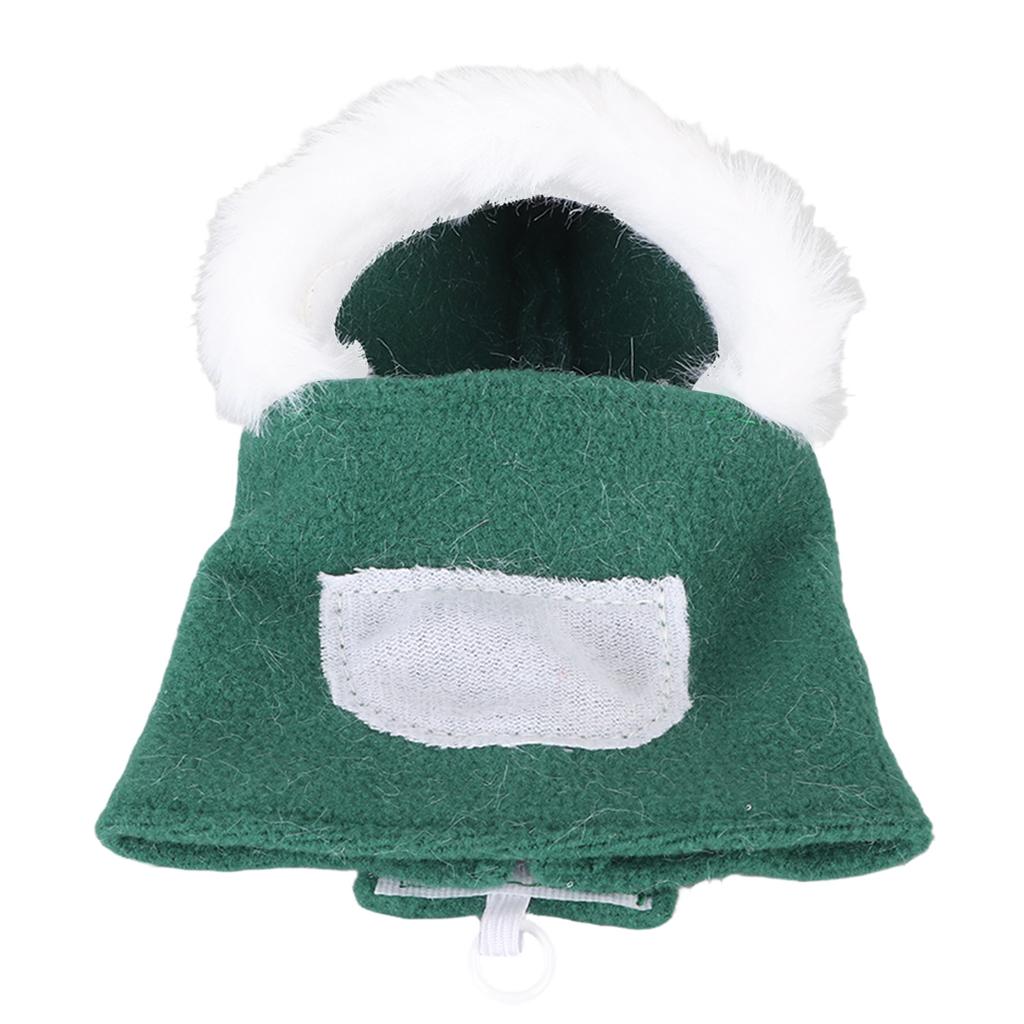 Christmas Bird Clothes Soft Skin Friendly Cute Hooded Bird Flight Suit for Parrot Lovebird