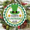 2D Flat 20cm St.patrick's Day Hat Wooden Wall Hanging Decor - Car Balloon Universal Holiday Wooden Pendant, Home Decoration, Welcome Sign Party Decor