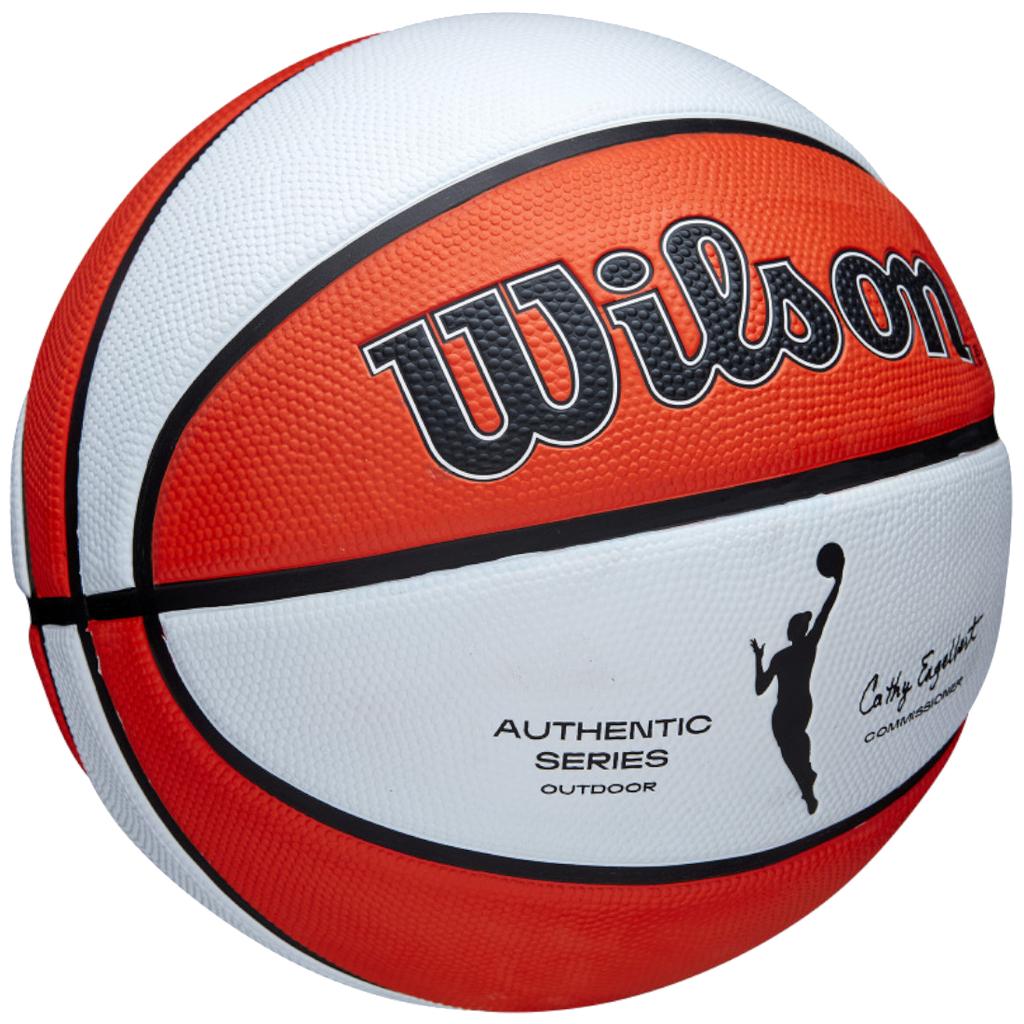 Wilson Мяч для баскетбола WNBA Authentic Series Outdoor, оранжевый, унисекс