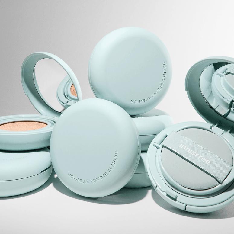Innisfree No-Sebum Powder Cushion (5 Colors) SPF 35 PA++ 14g