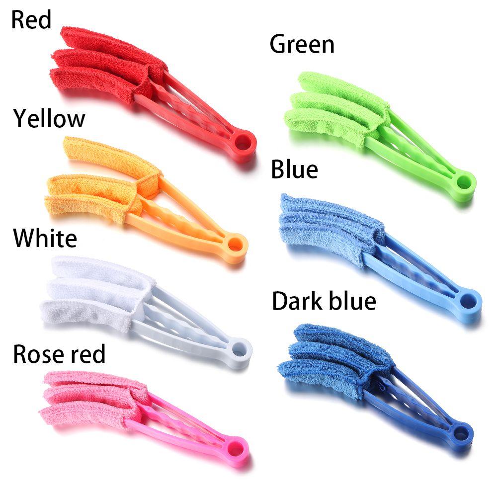 Инструмент Микрофибра Тряпка для уборки венецианских жалюзи Щетка-зажим Бытовая Съемная